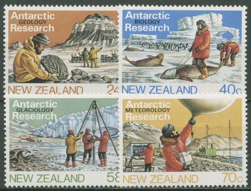 Neuseeland 1984 Antarktisforschung Wetterballon Robbe 889/92 postfrisch