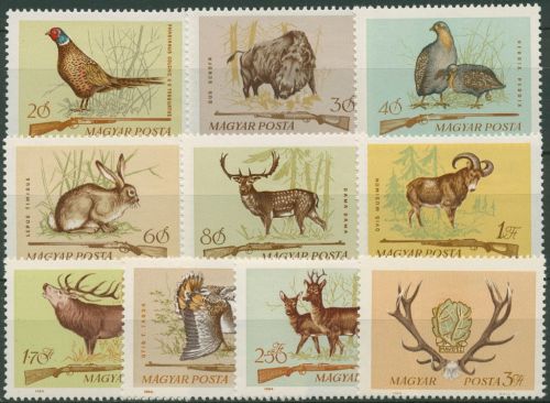 Ungarn 1964 Jagd Jagdtiere 2079/88 A postfrisch