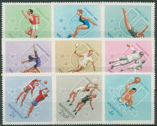Ungarn 1965 Sport Universiade Budapest 2153/61 A postfrisch