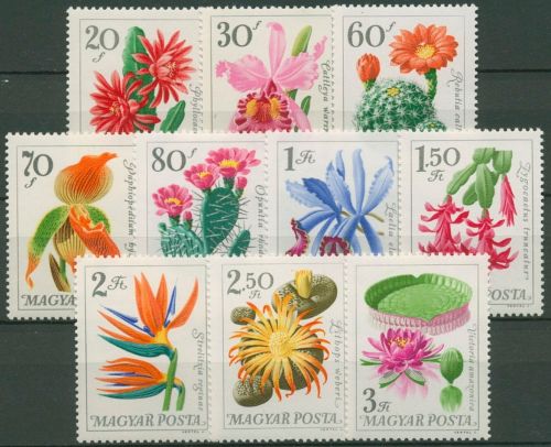 Ungarn 1965 Blumen der botanischen Gärten 2164/73 A postfrisch