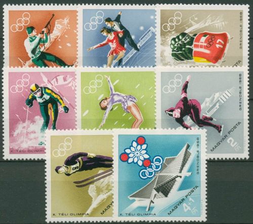 Ungarn 1968 Olympia Winterspiele Grenoble 2379/86 A postfrisch