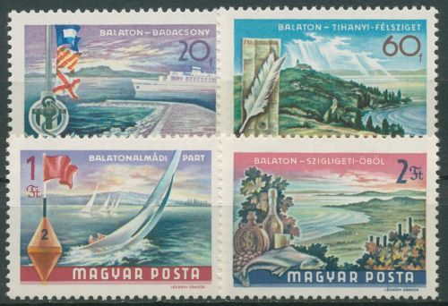 Ungarn 1968 Balaton Plattensee Landschaften 2417/20 A postfrisch
