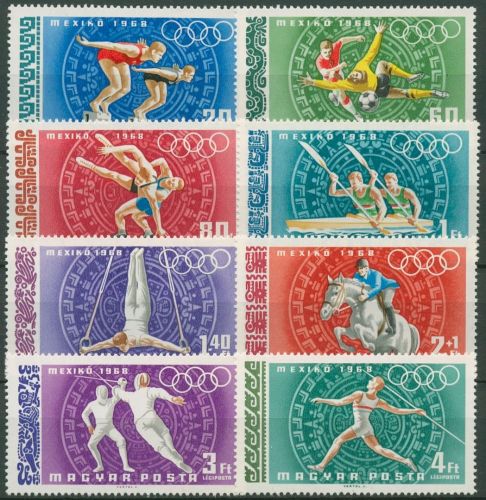 Ungarn 1968 Olympia Sommerspiele Mexiko 2434/41 A postfrisch