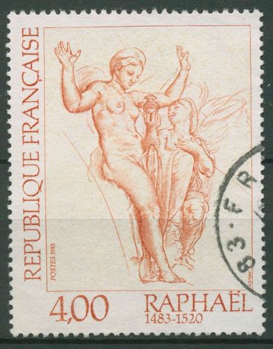 Frankreich 1983 Kunst Gemälde Raffael 2390 gestempelt