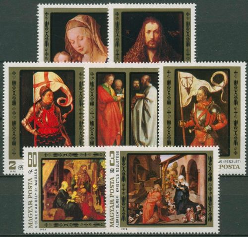 Ungarn 1979 Albrecht Dürer Gemälde 3326/32 A postfrisch