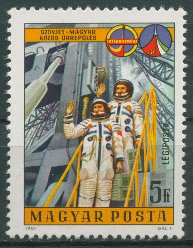 Ungarn 1980 Gemeinsamer Weltraumflug 3430 A postfrisch