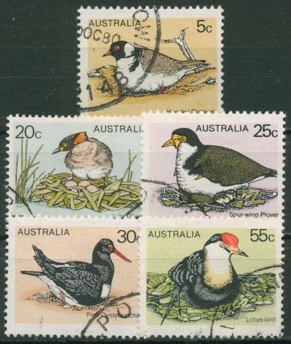 Australien 1978 Vögel Zwergtaucher Austernfischer 654/58 gestempelt