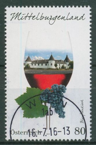 Österreich 2016 Weinanbau Mittelburgenland Kobersdorf 3279 gestempelt