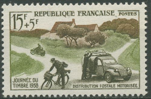 Frankreich 1958 Postboten 1187 postfrisch