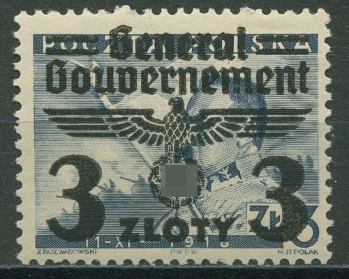 Generalgouvernement 1940 Polen mit Aufdruck 29 postfrisch
