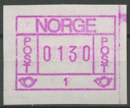 Norwegen 1978 Automatenmarken Papier rauh, hell 1.1 y a postfrisch