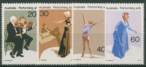 Australien 1977 Darstellende Künste Oper Tanz 626/29 postfrisch
