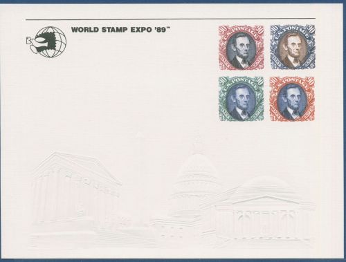 USA 1989 World Stamp Expo Washington '89 Souvenir Card 127 ungebraucht (SG40518)