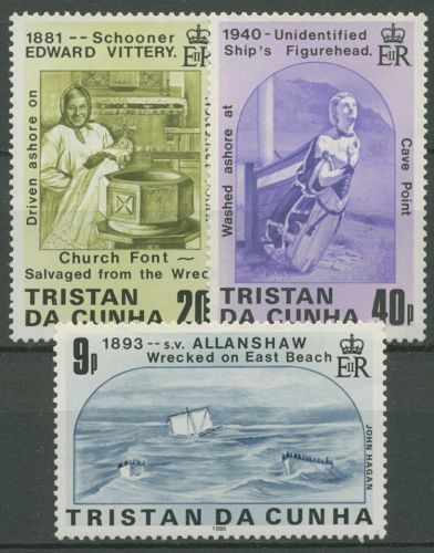 Tristan da Cunha 1986 Schiffswracks 406/08 postfrisch