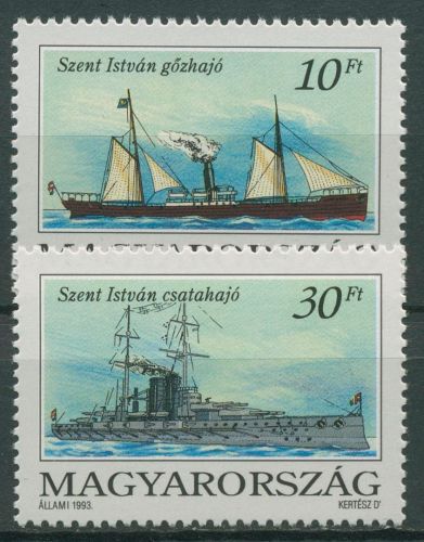 Ungarn 1993 Schiffe 4264/65 postfrisch
