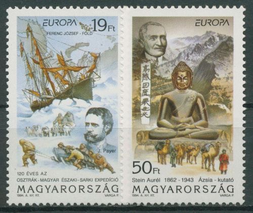Ungarn 1994 Europa CEPT Entdeckungen Erfindungen 4287/88 postfrisch