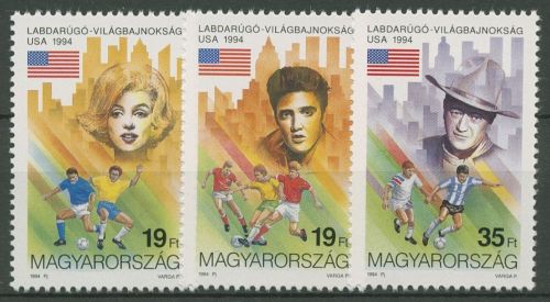 Ungarn 1994 Fußball-WM USA Amerikanische Künstler 4298/00 postfrisch