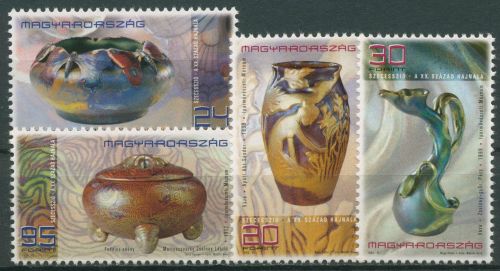 Ungarn 1998 Jugendstilkeramik 4490/93 postfrisch