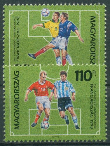 Ungarn 1998 Fußball-WM Frankreich 4506/07 postfrisch
