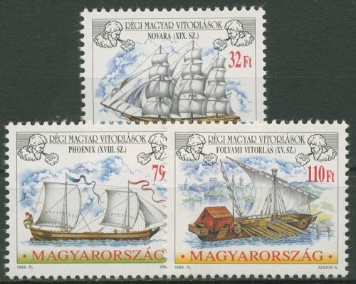 Ungarn 1999 Alte Segelschiffe 4523/25 postfrisch