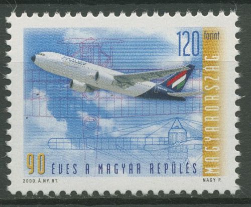 Ungarn 2000 Flugzeug Boing 4626 postfrisch