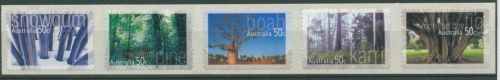 Australien 2005 Einheimische Bäume 2484/88 Streifen postfrisch (C42627)