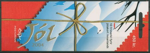Island 2004 Weihnachten Markenheftchen 1080 MH gestempelt (C66982)