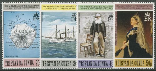 Tristan da Cunha 1996 Porträt von Königin Viktoria 601/04 postfrisch