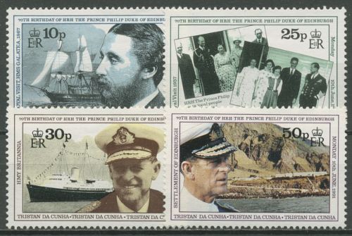 Tristan da Cunha 1991 70. Geburtstag von Prinz Philip 509/12 postfrisch