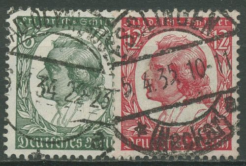 Deutsches Reich 1934 175. Geb. v. Friedrich von Schiller 554/55 TOP-Stempel