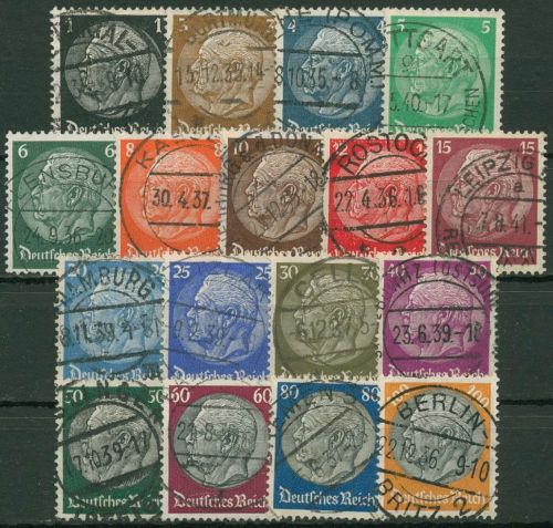 Deutsches Reich 1933 Paul von Hindenburg mit WZ 4, 512/28 TOP-Stempel