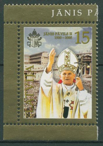 Lettland 2005 Papst Johannes Paul II. 641 gestempelt