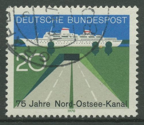 Bund 1970 Nord-Ostsee-Kanal 628 gestempelt