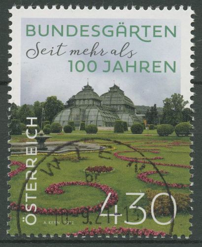 Österreich 2021 Schlosspark Schönbrunn Palmenhaus 3586 gestempelt