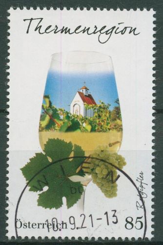 Österreich 2021 Weinanbau Urbanuskapelle 3588 gestempelt