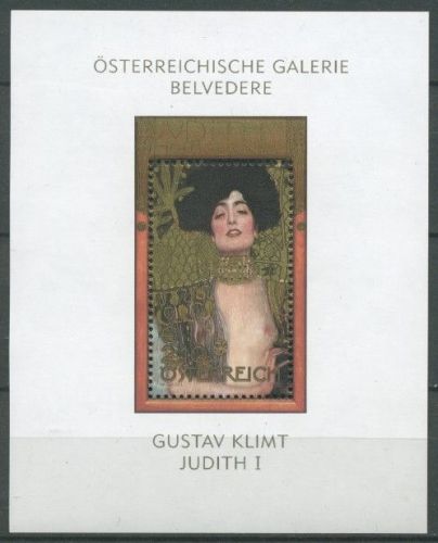 Österreich 2003 Gemälde von Gustav Klimt Block 22 postfrisch (C16498)