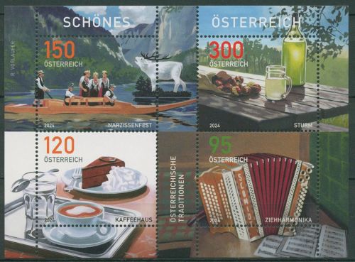 Österreich 2024 Traditionen Block 154 postfrisch (C67011)