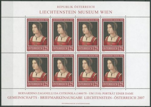 Österreich 2007 Gemälde im Liechtenstein-Museum 2641 K postfrisch (C14905)