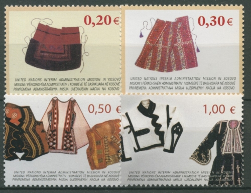 Kosovo (UNMIK) 2004 Trachten 22/25 postfrisch