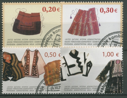 Kosovo (UNMIK) 2004 Trachten 22/25 gestempelt