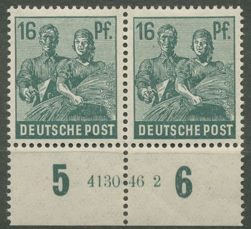 Alliierte Besetzung 1947, Hausauftragsnummer 949 HAN 4130.46 2 postfrisch