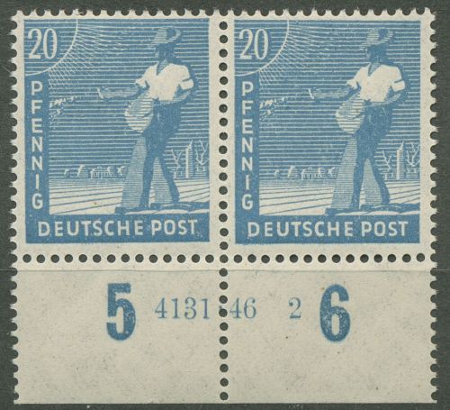 Alliierte Besetzung 1947, Hausauftragsnummer 950 HAN 4131.46 2 postfrisch