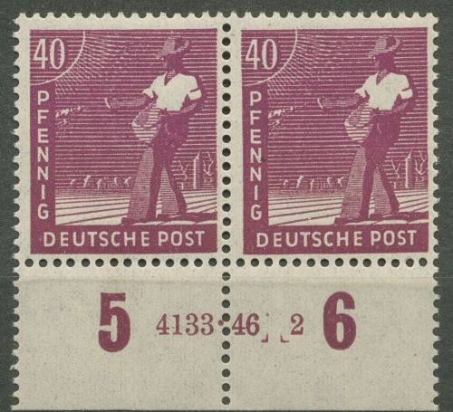 Alliierte Besetzung 1947, Hausauftragsnummer 954 HAN 4133.46 2 postfrisch