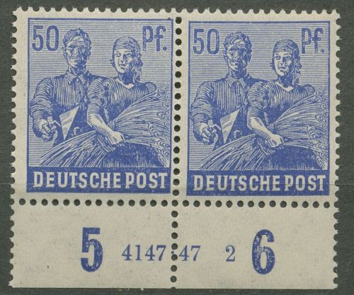 Alliierte Besetzung 1947, Hausauftragsnummer 955 HAN 4147.47 2 postfrisch