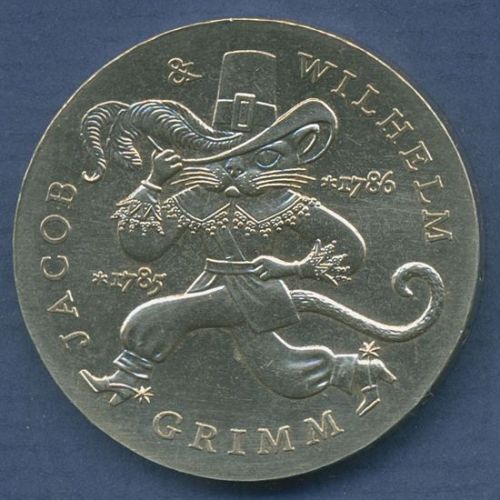 DDR 20 Mark 1986 Jacob & Wilhelm Grimm, J 1607 vz (m6914)