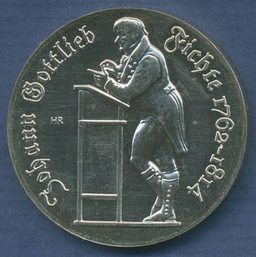 DDR 10 Mark 1990 Johann Gottlieb Fichte, J 1636 vz (m6913)