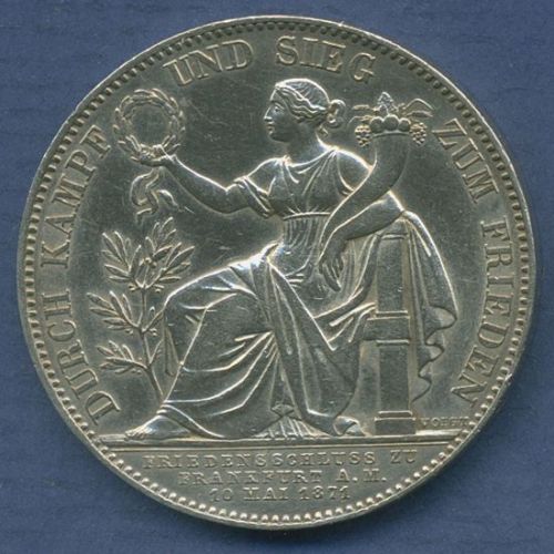 Bayern Siegestaler 1871, Ludwig II., J 110 ss-vz (m6906)