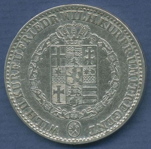 Hessen-Kassel Taler 1842, Wilhelm II. u. Friedrich Wilhelm, J 32 ss + (m6907)