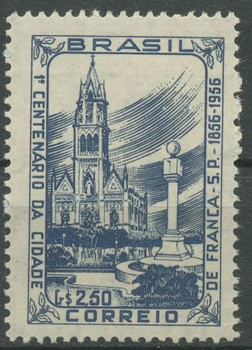 Brasilien 1956 Stadt Franca Kathedrale 895 postfrisch