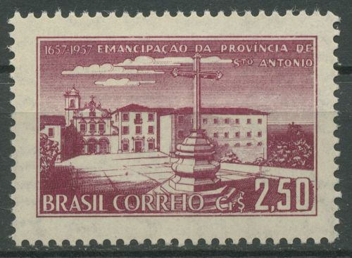 Brasilien 1957 Franziskanerkloster Olinda 914 postfrisch